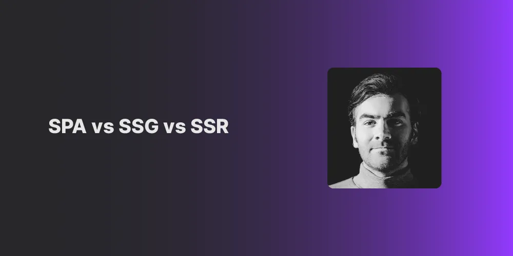 Exploring the Differences: SPA, SSG, and SSR in Web Development